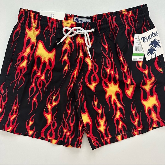 Trunks Surf & Swim Co Sano Short Flame Print Size L Men - Picture 2 of 14